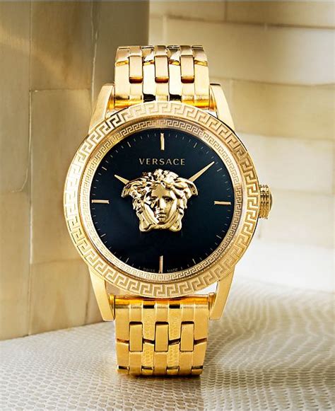 herrenuhr gold versace|macy's Versace.